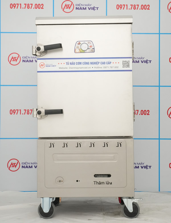 Tủ cơm công nghiệp 8 khay gas