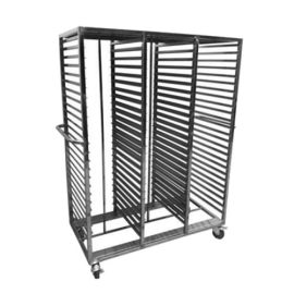 Xe đẩy khay cơm inox