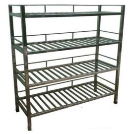 Kệ nan inox 4 tầng