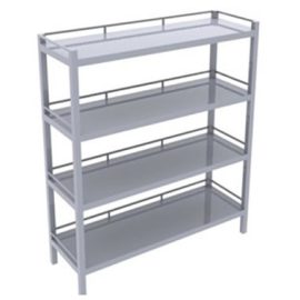 Kệ phẳng inox 4 tầng