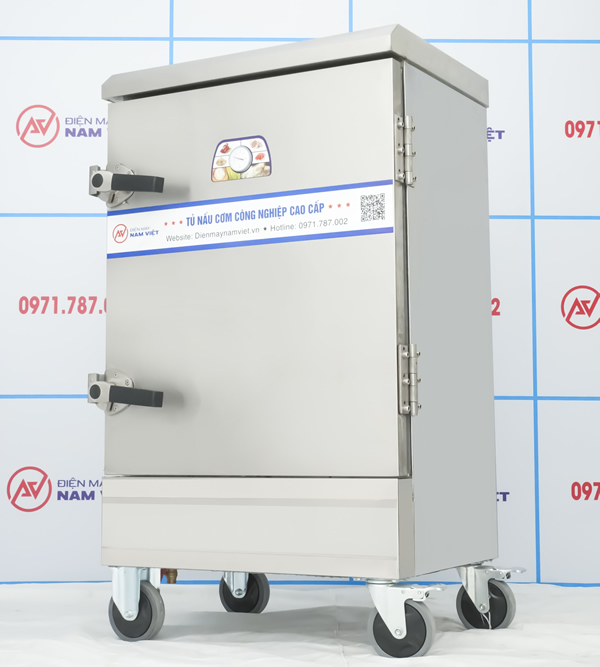 Tủ nấu cơm công nghiệp 6 khay bằng điện