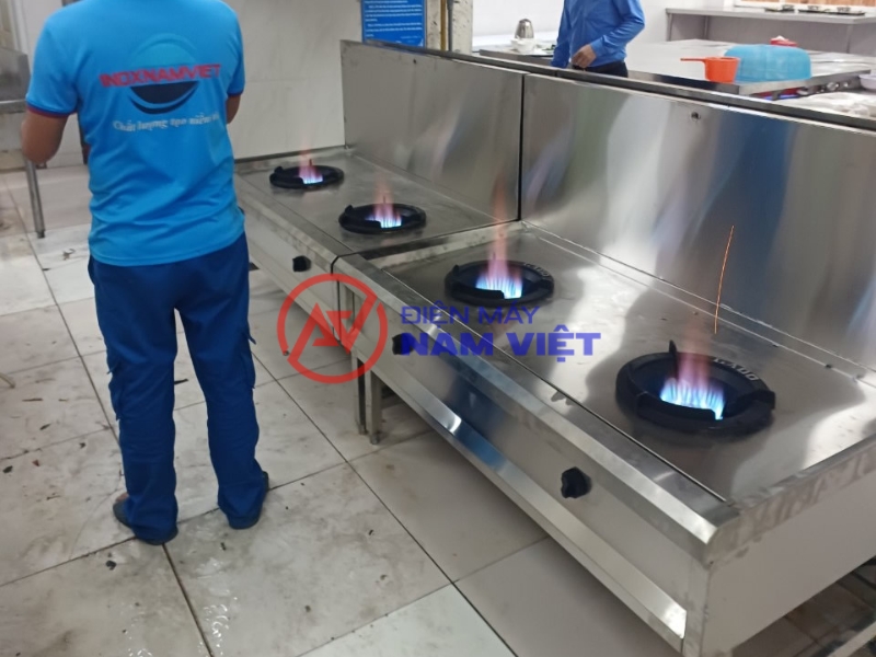Hình ảnh công trình bếp á Nam Việt thi công