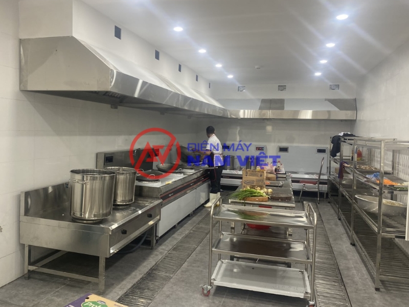 Hình ảnh công trình bếp á Nam Việt thi công