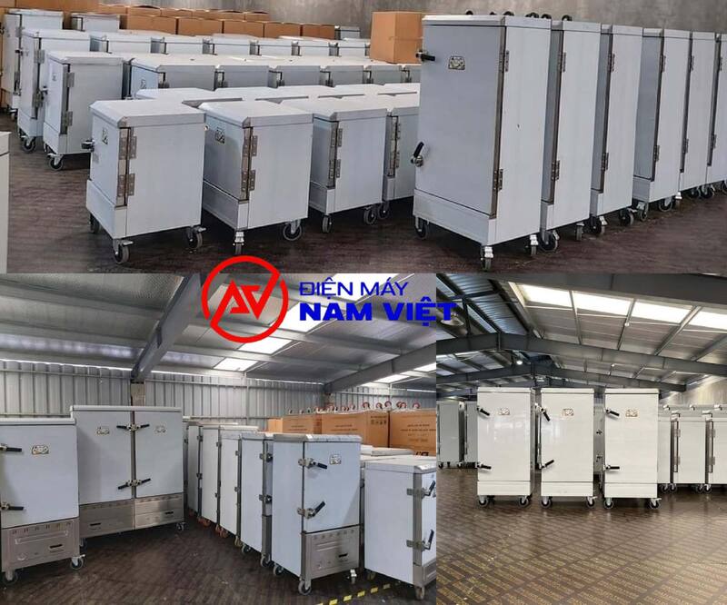 Hình ảnh tủ nấu cơm tại kho Nam Việt