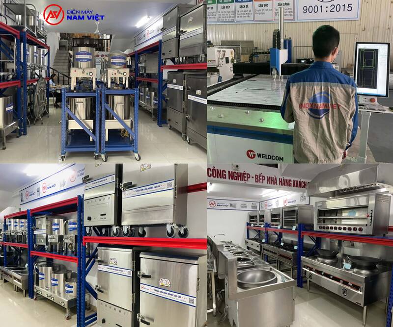 Hình ảnh tủ nấu cơm tại showroom Nam Việt