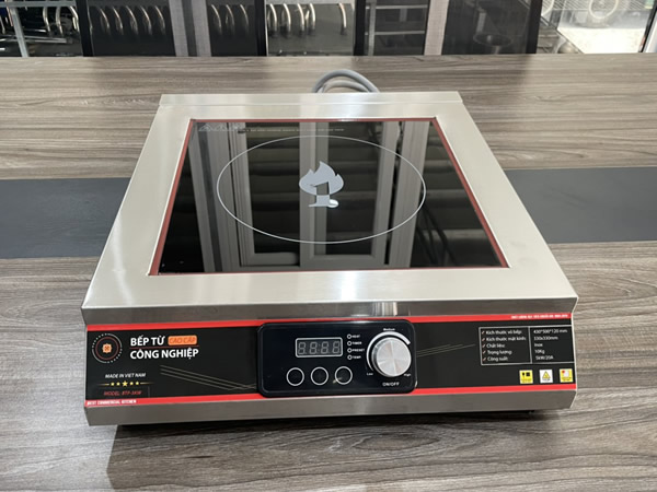 Bếp từ công nghiệp 5000w mặt phẳng