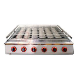 Bếp nướng gas 6 họng dài