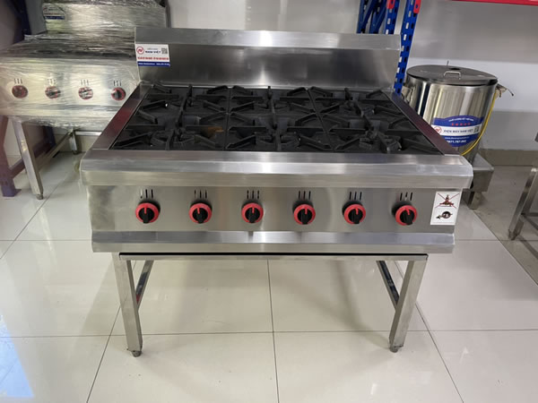 Bếp âu 6 họng gas