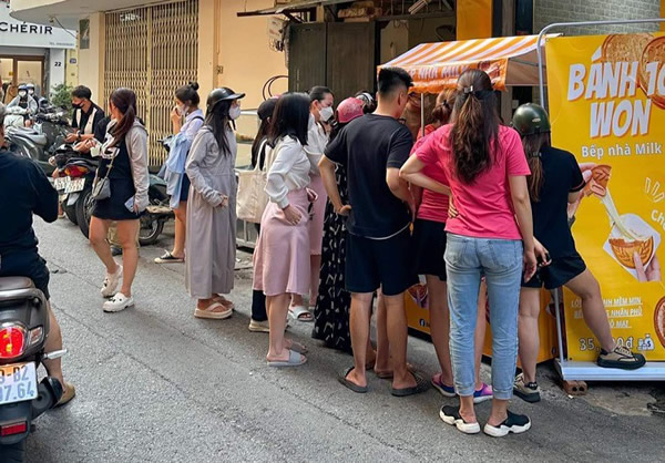 Cơn sốt bánh đồng xu Hàn Quốc