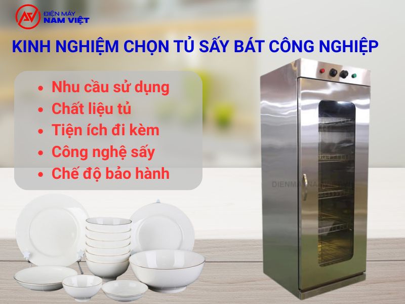 Kinh nghiệm lựa chọn tủ sấy