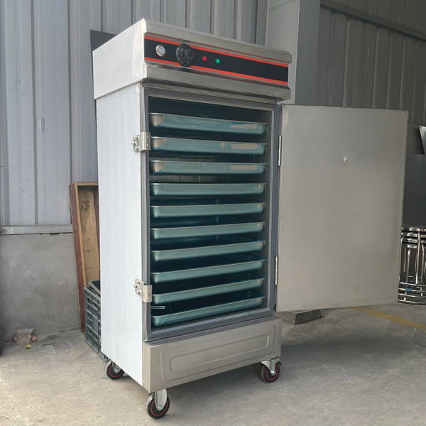 Bên trong tủ cơm điện 10 khay