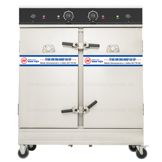 Hình ảnh tủ nấu cơm 24 khay điện có điều khiển