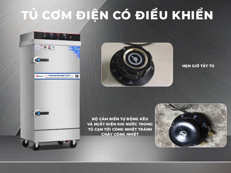 Tính năng nổi bật của tủ cơm điện có điều khiển Nam Việt