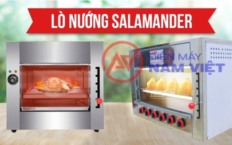 Phân loại lò nướng Salamander