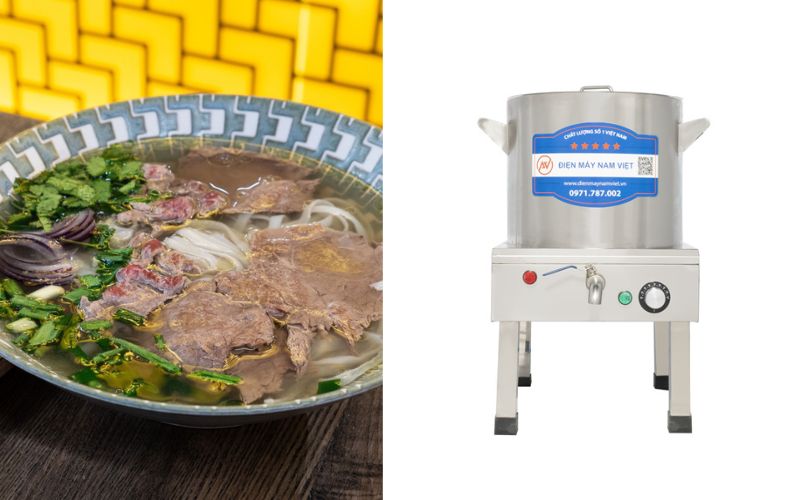 Tổng quan về nồi nấu phở điện