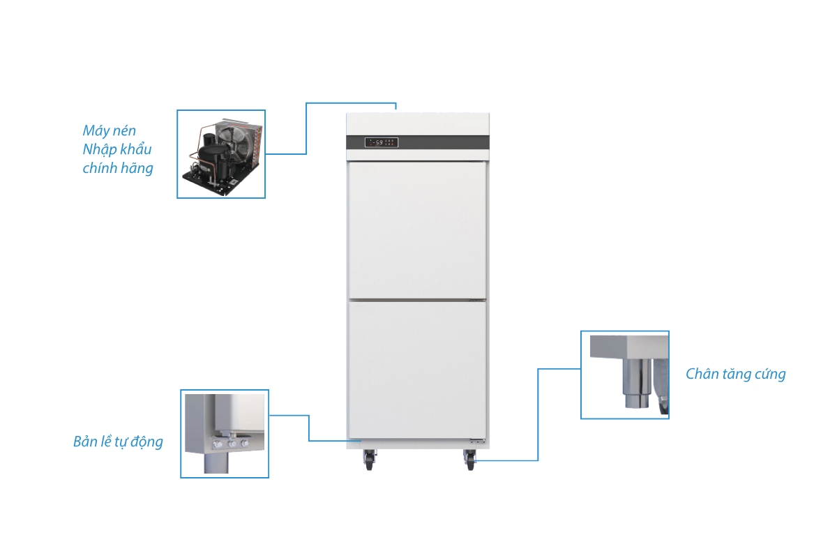 Cấu tạo tủ công nghiệp cánh inox