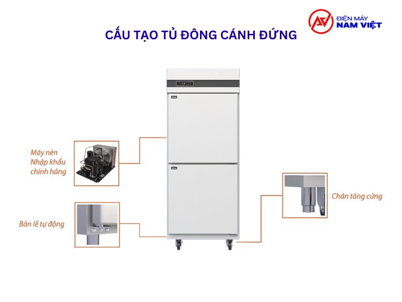 Cấu tạo tủ đông