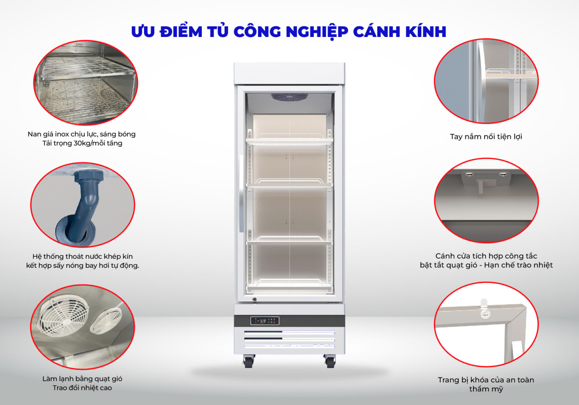 Ưu điểm tủ cánh kính