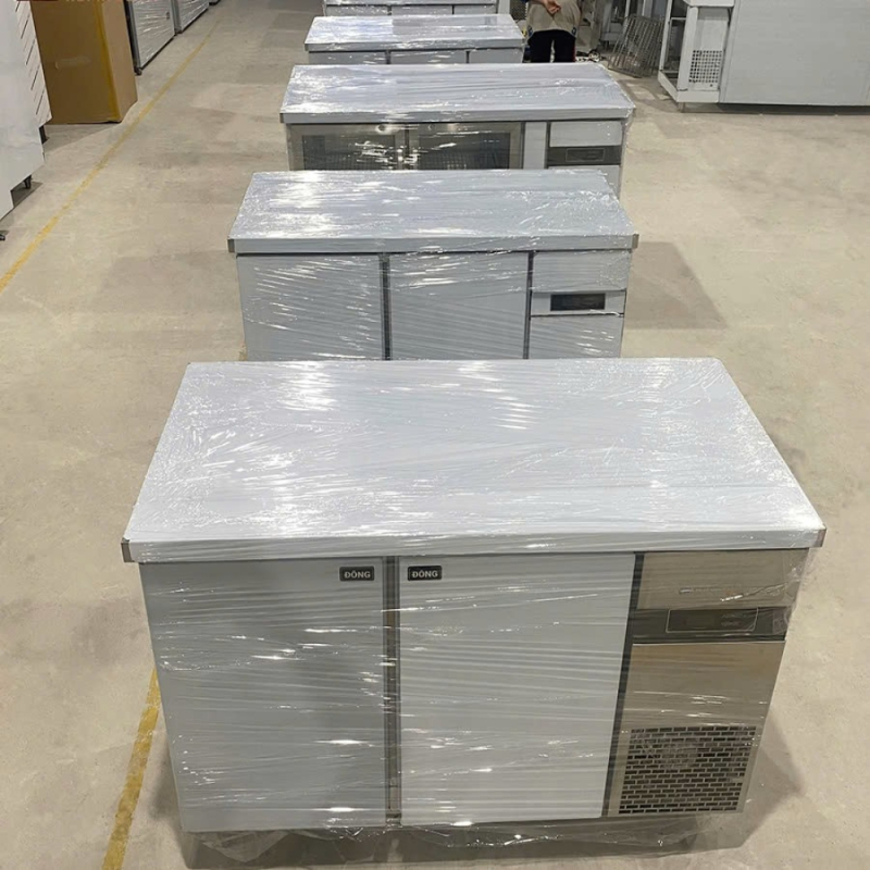 Hình ảnh thực tế bàn đông 2 cánh inox