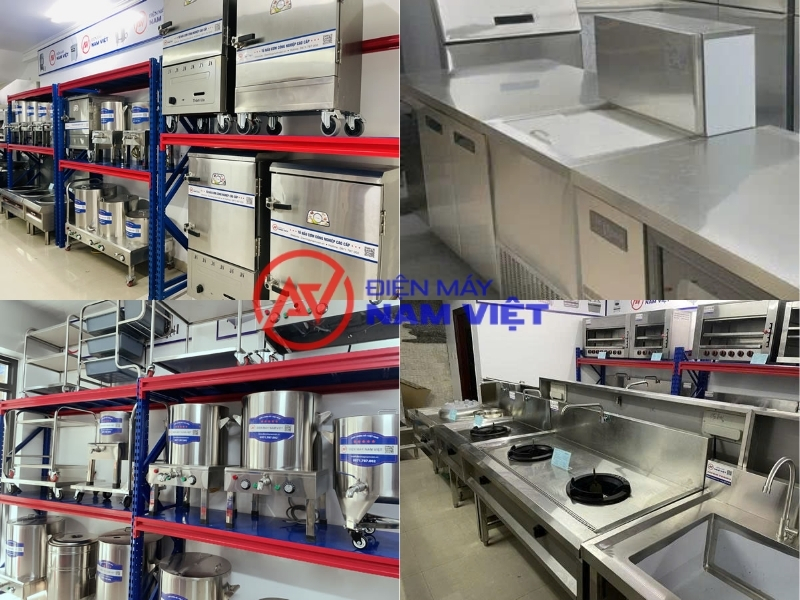 Hình ảnh bàn đông, bàn mát tại showroom Điện Máy Nam Việt