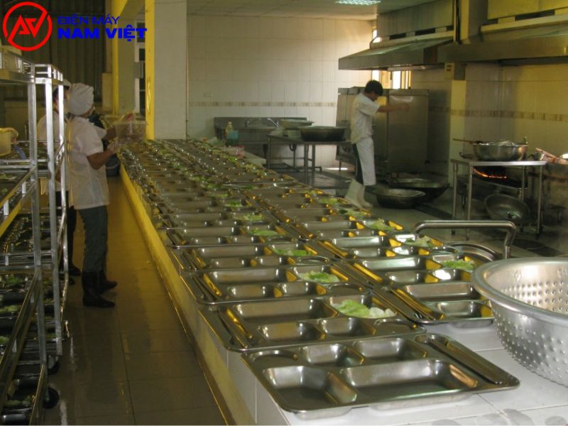 Tiêu chuẩn thiết kế bếp ăn công nghiệp theo quy mô hoạt động